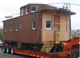 Bringing Home the SP Caboose